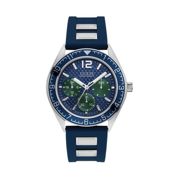 Klocka - GUESS - W1167G1 - Kvarts - 44mm - Blå - Silikon