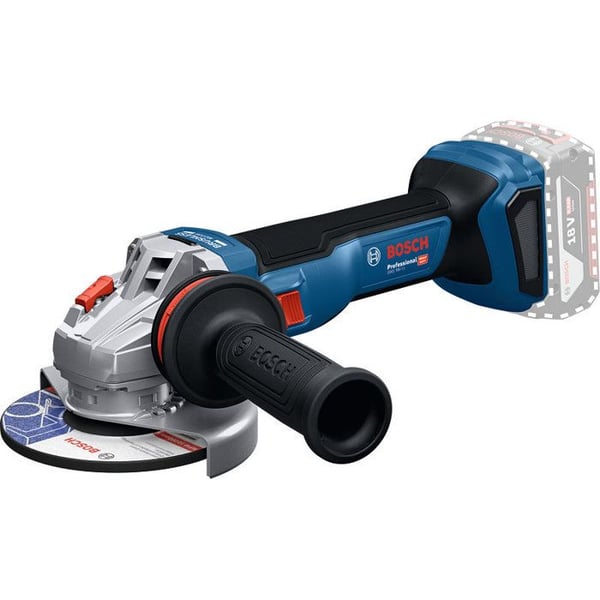 Vinkelslipmaskiner 125 mm - GWS 18V-11 - BOSCH - utan batteri, ingen laddare - L-Boxx - 06019N4102