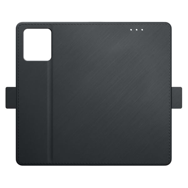 Plånboksfodral - 3MK PROTECTION - Moto G84 5G - Svart - Nylontråd - Magnetisk