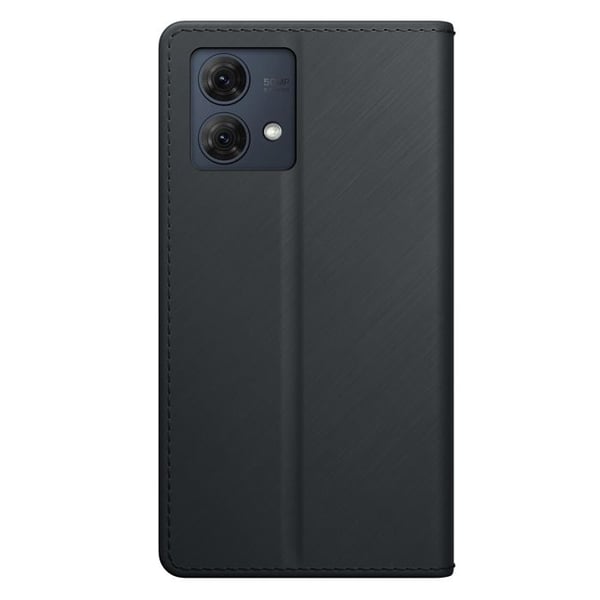 Plånboksfodral - 3MK PROTECTION - Moto G84 5G - Svart - Nylontråd - Magnetisk