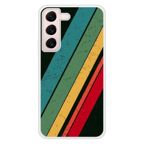 Reinforced silicone skal med tryck kompatibel med Samsung Galaxy S22 Grunge