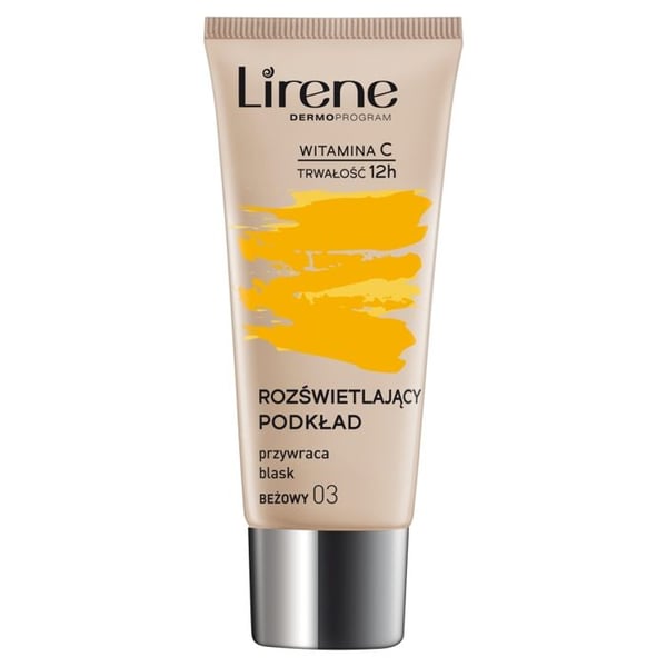 Foundation - LIRENE - 03 Beige - 30 ml - Alla hudtyper - Naturlig lyster