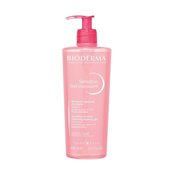 Bioderma Sensibio Skumgel 500ml. Produktens egenskaper: Rengöring: Gel Typ av hud: Känslig hud