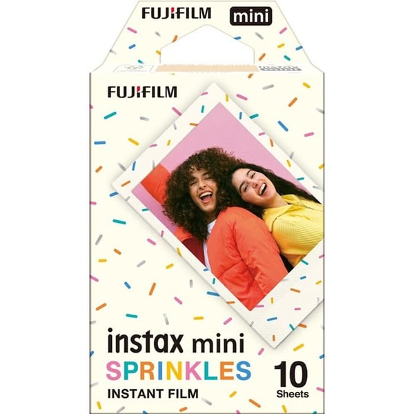 Sofortfilm - INSTAX - Mini - Pack med 10 Foton - Dekorativ kant Sprinkles - ISO 800