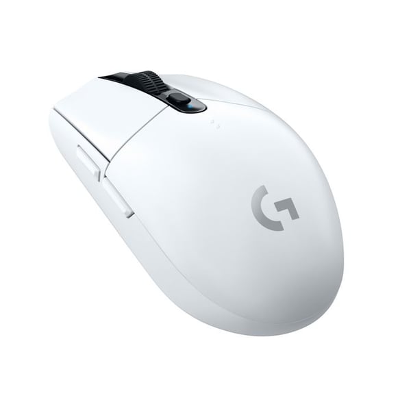 Logitech G305 trådlös mus - Optisk - RF trådlös - 12000 DPI - 400 ips - Vit