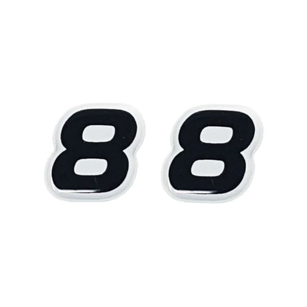 3D-klistermärke med självhäftande bokstäver "8"