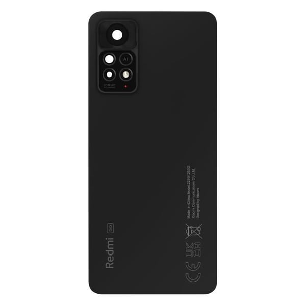 Baksida - XIAOMI - Redmi Note 11 Pro 5G - Grå - Service Pack - Förenklad installation