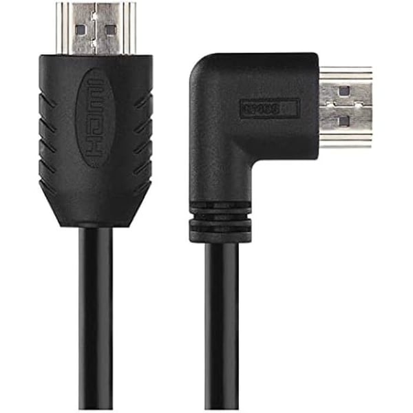 HDMI-kabel - EMOS - 2.0 - 3 m - 18 Gbps - Ultra HD 4K - Stöd för 3D ARC 90°