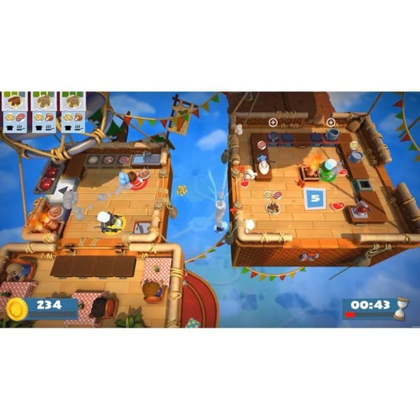 TV-spel - Overcooked! + Overcooked! 2 - Bundle - Upp till 4 spelare - Simulation PS4