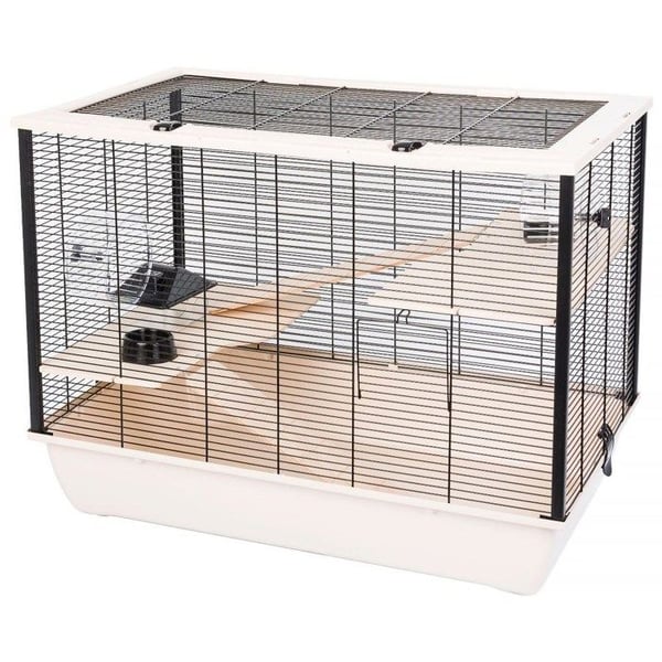 Bur för gnagare - INTER-ZOO - Hugo Wood - Trä - 78 x 48 x 58 cm - Beige