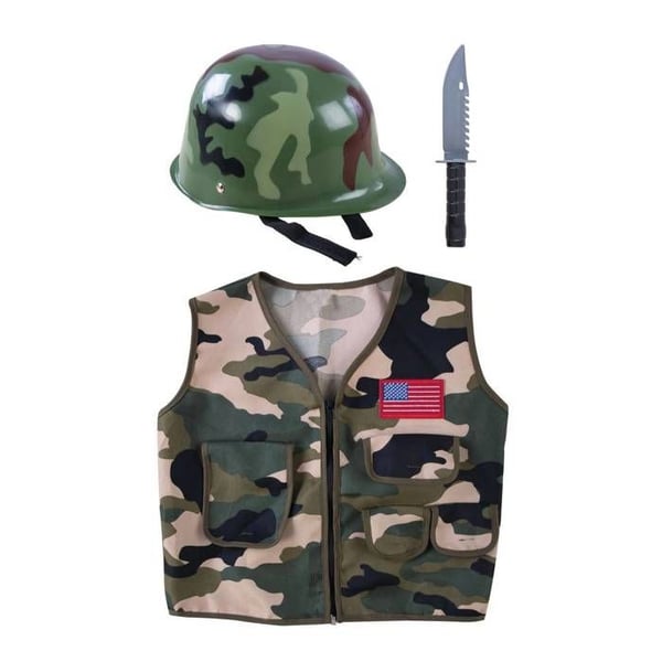 Militärset - LILLA CLOWNEN - Barn - En storlek