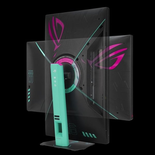 Spelmonitor - ASUS - ROG Strix XG27ACMEG-G - 27 tum - 260 Hz - Hatsune Miku-design
