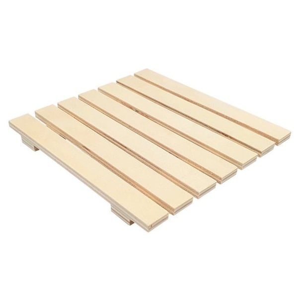 MégaCréa DIY - Fyrkantig träunderlägg 17 cm