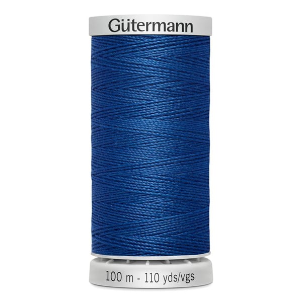 Fil extra stark 100% polyester Gutermann, 5-pack av 100m spolar - Att 214 - oxfordblå