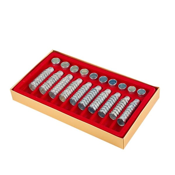 PLATTA I SUEDE AV ASSORTERADE 3/0 TILL 8 - 100ST
