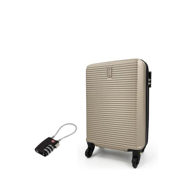 Kabinväska 45x36x20cm EasyJet | CELIMS Weekend-väska | Easyjet kabinväska | Avtagbara hjul | Lås | Champagne