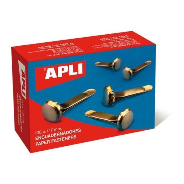 Apli Agipa - Rund Parisisk Klämma 17 mm Guld