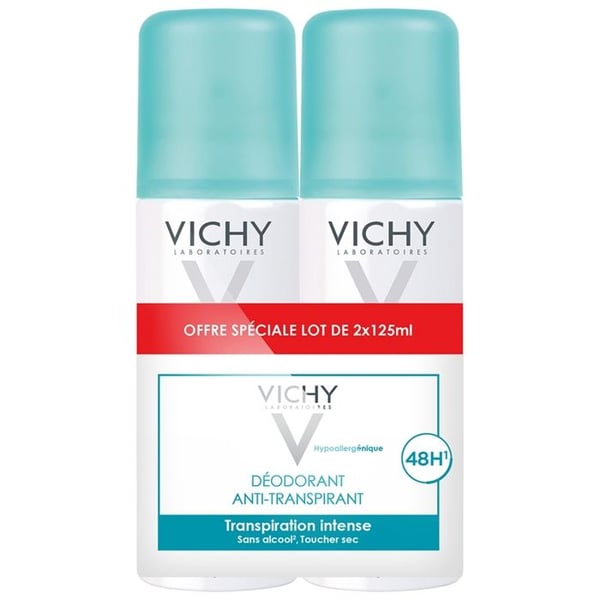 Vichy Deodoran Anti-Transpirant 48h Spray 2-pack x 125ml