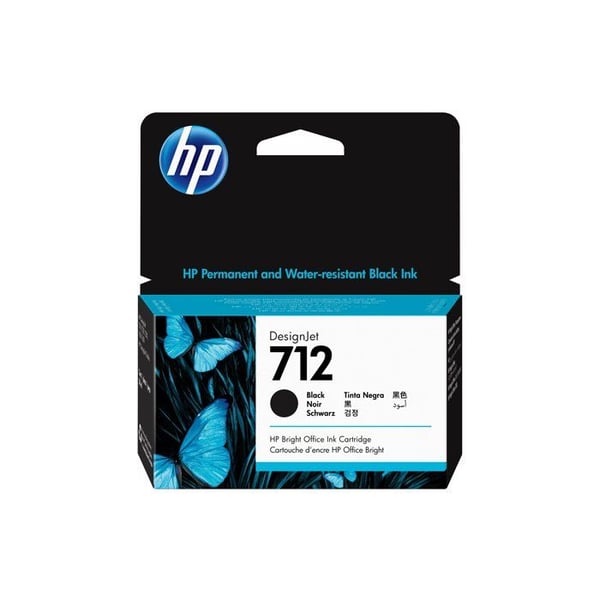 Bläckpatron - HP - 712 - Svart - 38 ml - Äkta