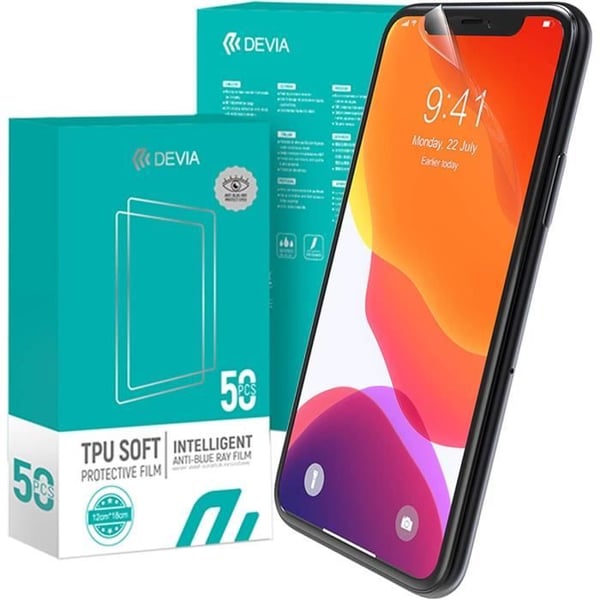 Tillbehör för mobiltelefon - DEVIA - Plveli set - Flexibel - Rep-resistant - Ultra tunn