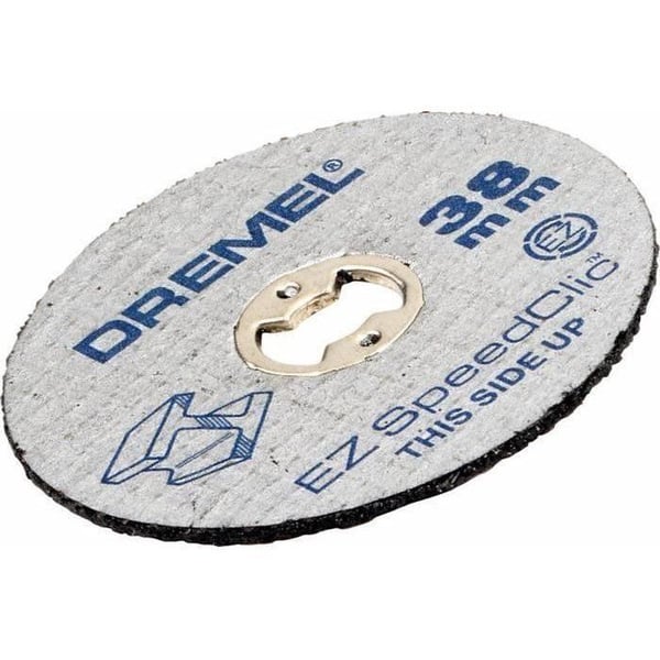 Set med 12 DREMEL-skivor - EZ SpeedClic - Metallskärning/skärning - ø 38 mm - tjocklek 1,2 mm
