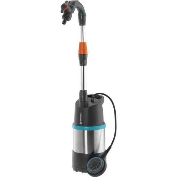 GARDENA Pump för regnvattenuppsamlare 4700/2 rostfritt stål –550W –Flöde 4700l/h & tryck 2,5 bar –Förlängningsgaranti i 5 år