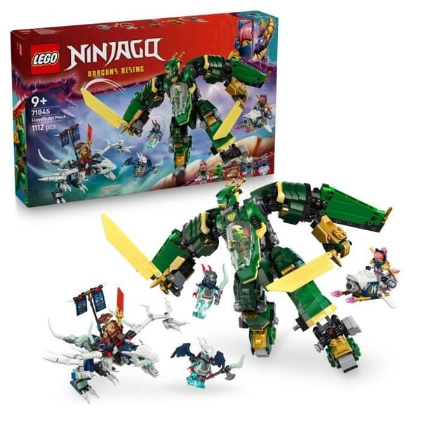 LEGO NINJAGO 71845 Lloyds Robotflygplan - Byggset för pojkar från 9 år
