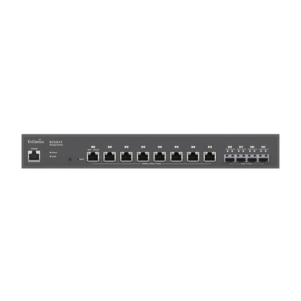 Nätverksswitch - ENGENIUS - ECS2512 - 8 portar 2.5G - Hanterad - L2+