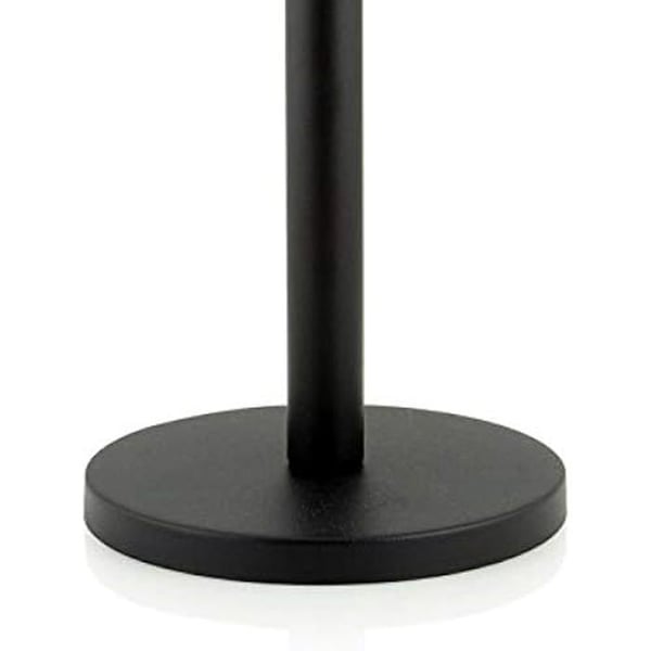 Pappershandduksrullhållare - ANDREA HOUSE - Svart metall - Matt finish - Neutral design - Bred bas