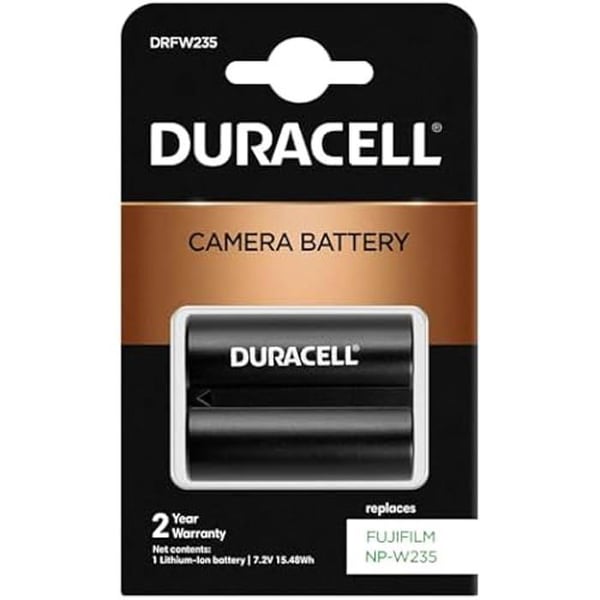 Ersättningsbatteri - DURACELL - NP-W235 - Litiumjon - 2200 mAh - Fujifilm-kompatibel