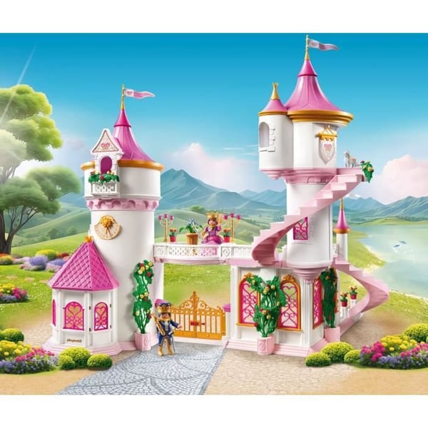 PLAYMOBIL 71845 Palats med kungligt par och 2 tron, De magiska prinsessorna, 421 bitar, Från 4 år