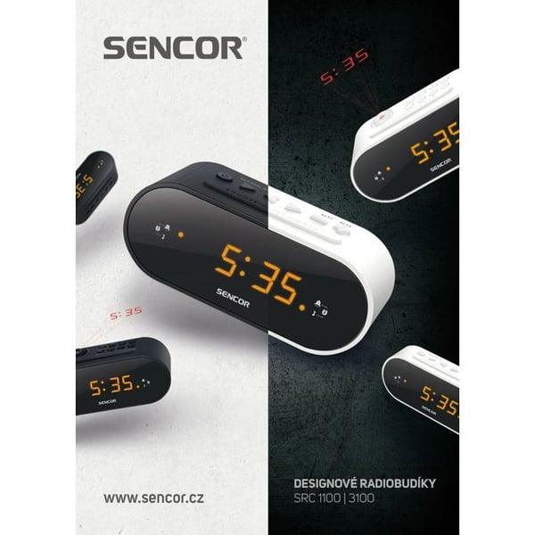 Radioväckarklocka med projektion - Sencor - SRC 3100 B