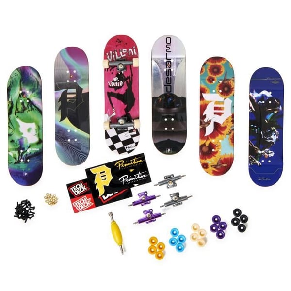 Finger Skate Pack - Tech Deck - Skate Shop Bonus - Gul - Blandet - Fra 6 år og opefter