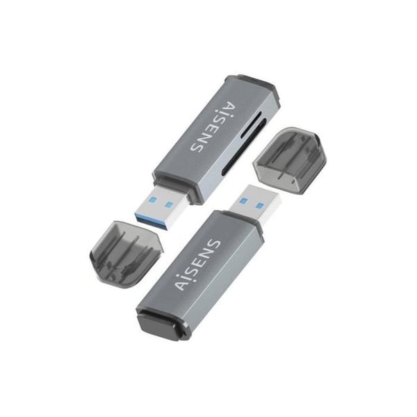 AISENS ASCR-2A09-GR USB 3.2 Gen 1 (3.1 Gen 1) kortläsare Typ-A Grå