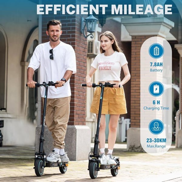 RCB Elektrisk Scooter 500W – 8,5" Solid Dæk – 25 km/h – Rækkevidde 23-30 km – RCB App
