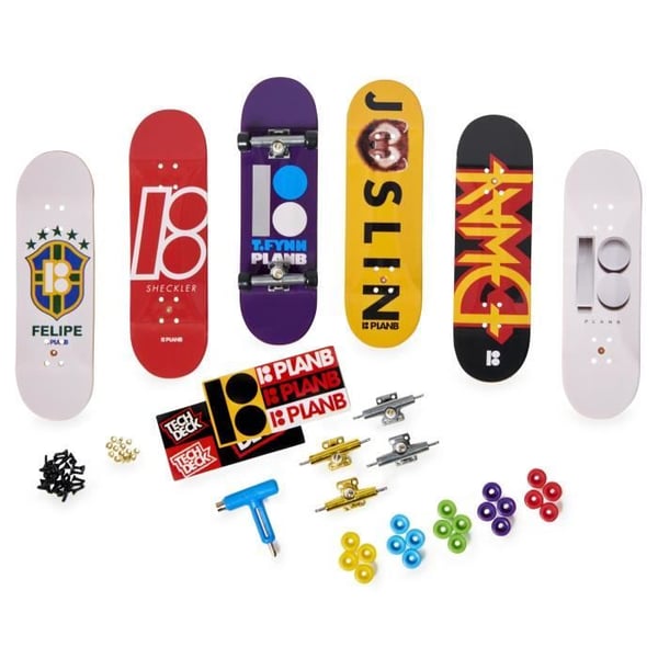 Finger Skate Pack - Tech Deck - Skate Shop Bonus - Gul - Blandet - Fra 6 år og opefter