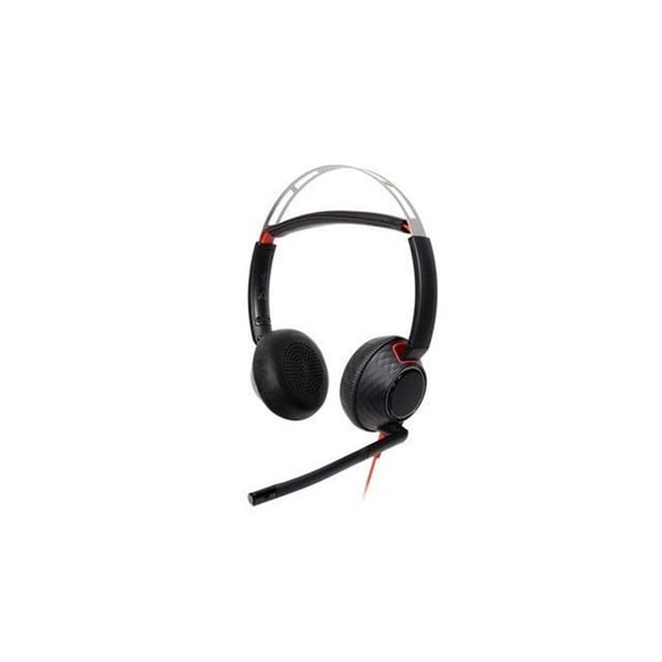 HP Poly Blackwire C5220 dator Mikro-headset supra-aural trådad Stereo svart Brusreducerande headset, vo