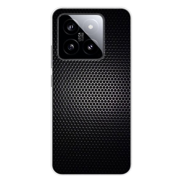 Tryckt silikonfodral som är kompatibelt med Xiaomi 14 Dark Metal