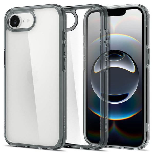 Cover - SPIGEN - Ultra Hybrid - Kompatibel med iPhone 16e - Space Crystal (gennemsigtig) - Air Cushion
