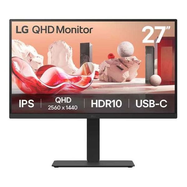 Datorskärm - LG - 27BA75QB-B.AEU - 27 tum - Svart - HDMI, DisplayPort