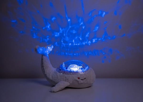 Cloud b - Uppladdningsbart White Tranquil Whale Night Light - BTL DIFFUSION