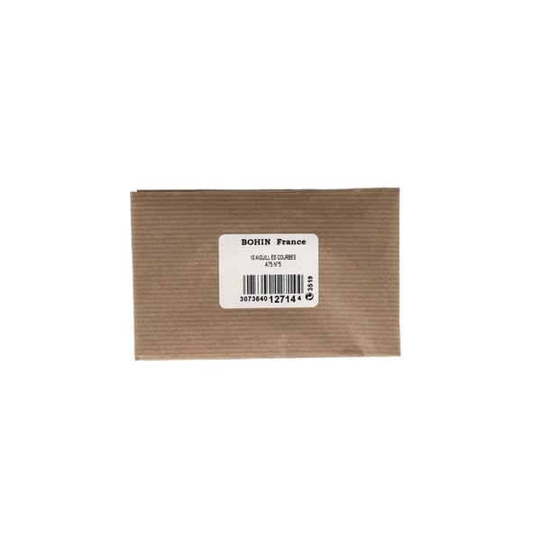 BÖJDA NÅLAR 130MM N°5 10 FÖRPACKNINGAR 10 NÅLAR 12714