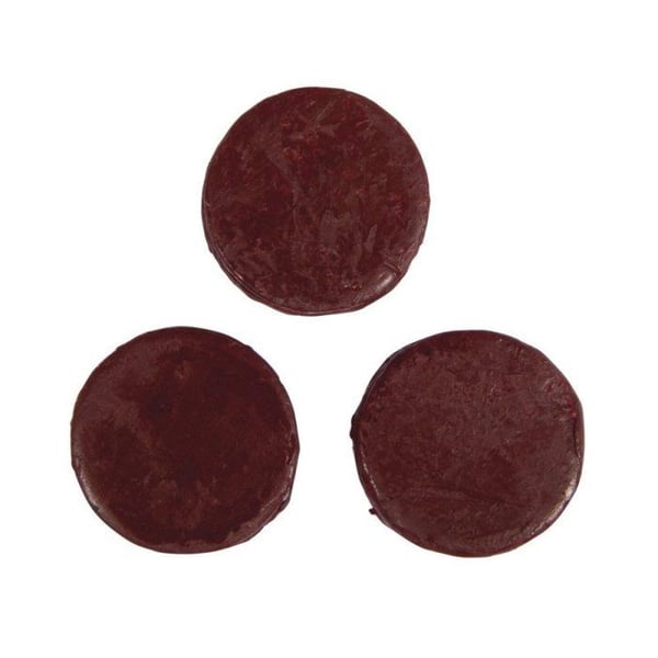 Färgpastiller för vax och gel, 3 st, 2 cm röd