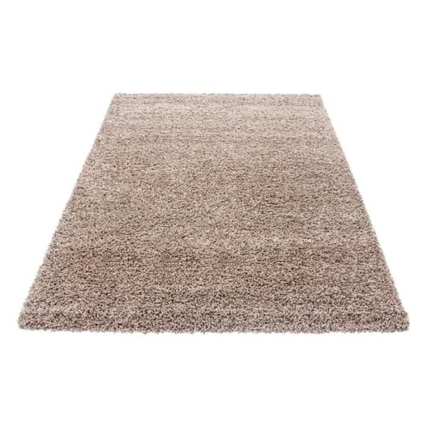 Tapis - BEIGE - Shaggy - 200x290 cm - 30 mm - Oekotex Standard 100