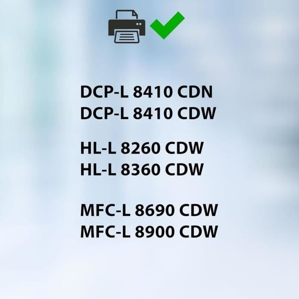 Toner - SUPPLY GUY - TN-423 - Pack med 4 - Utmärkt kvalitet - Kompatibel Laser