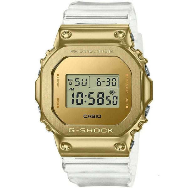 Casio - Herrklocka - Kvarts - Digital - Genomskinligt plastband - GM-5600SG-9ER