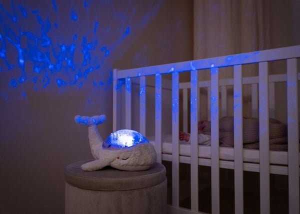 Cloud b - Uppladdningsbart White Tranquil Whale Night Light - BTL DIFFUSION