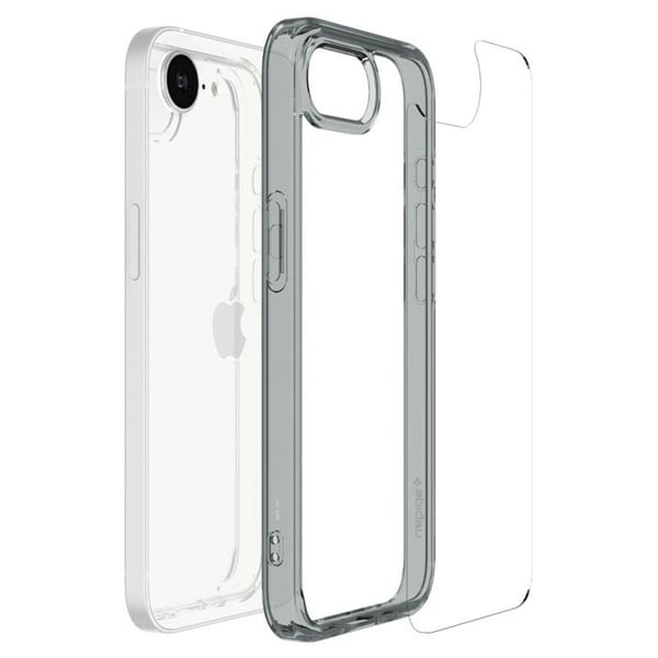 Cover - SPIGEN - Ultra Hybrid - Kompatibel med iPhone 16e - Space Crystal (gennemsigtig) - Air Cushion