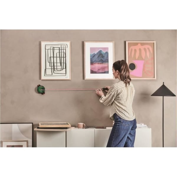 Bosch laserlinjemåttband - Atino Basic (1,5 m måttband, 1 gelpad, 1 1,5 V LR6 (AA) batteri)