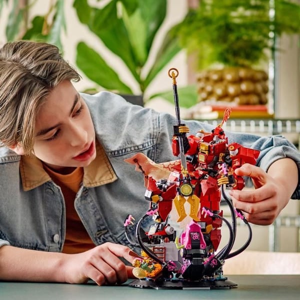 LEGO NINJAGO 71846 Elds Knight Robot - Byggsats för Killar 14 År - Kai